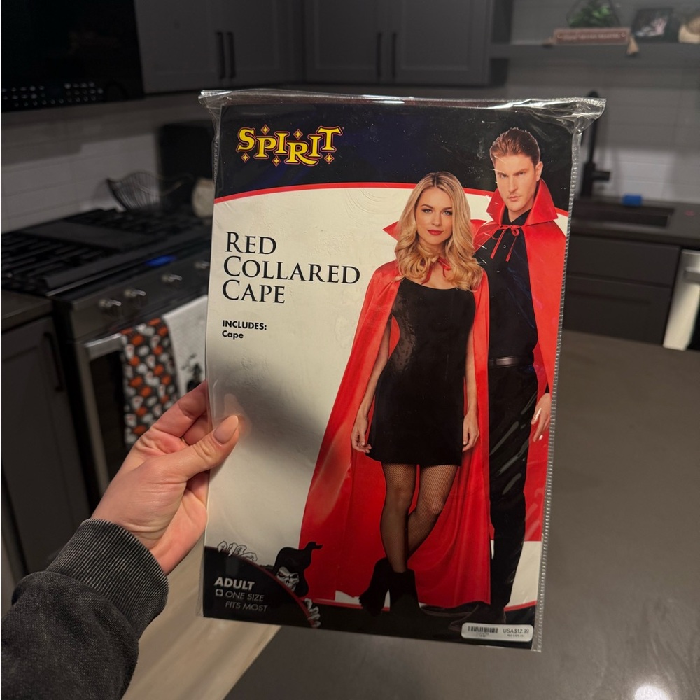 Spirit Vibrant Red Costume Cape